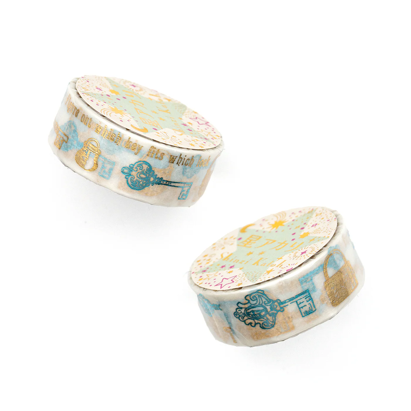 Seal-Do Shinzi Katoh Washi Tape - 15mm - Antique Key - Image 2
