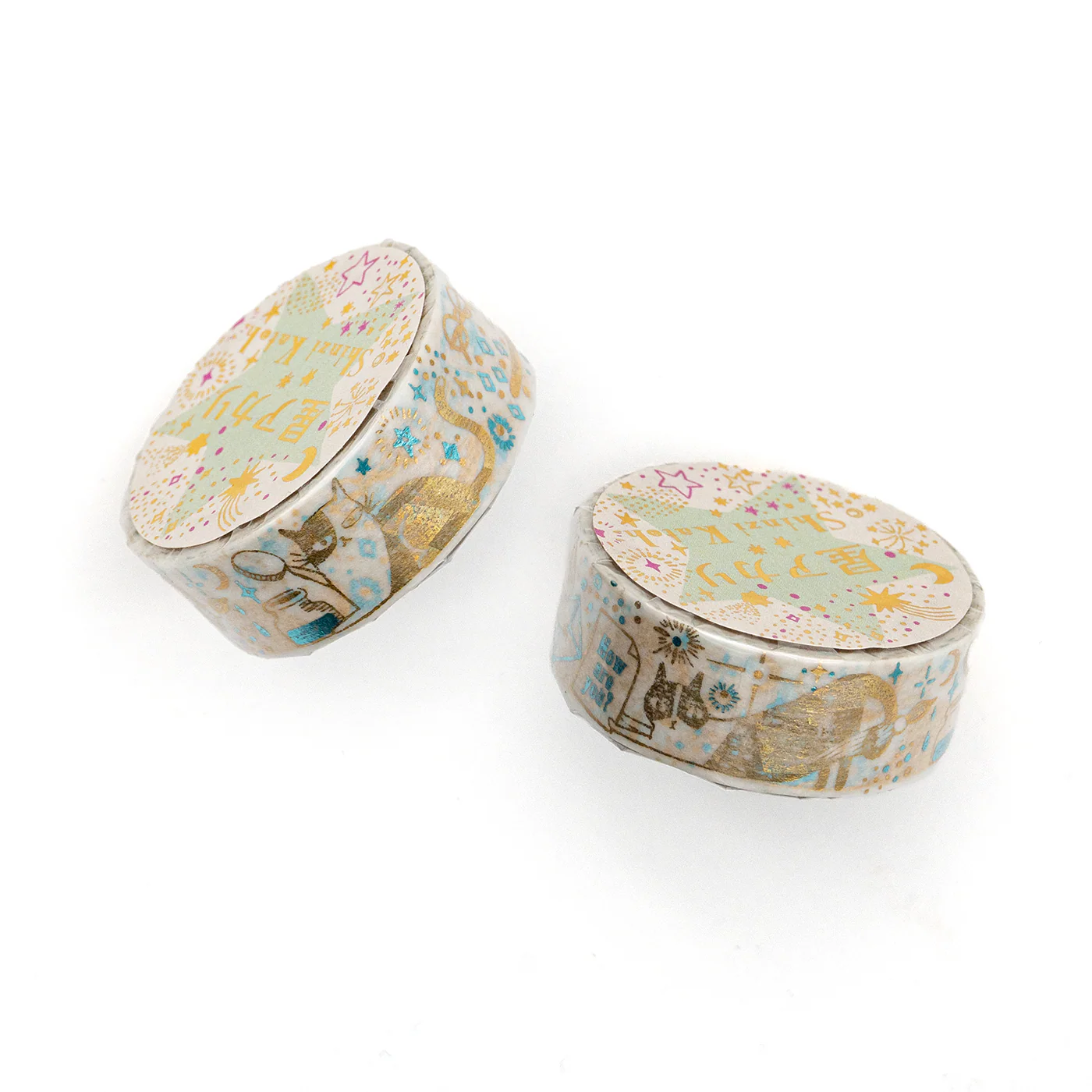 Seal-Do Shinzi Katoh Washi Tape - 15mm - Cat Letter - Image 2