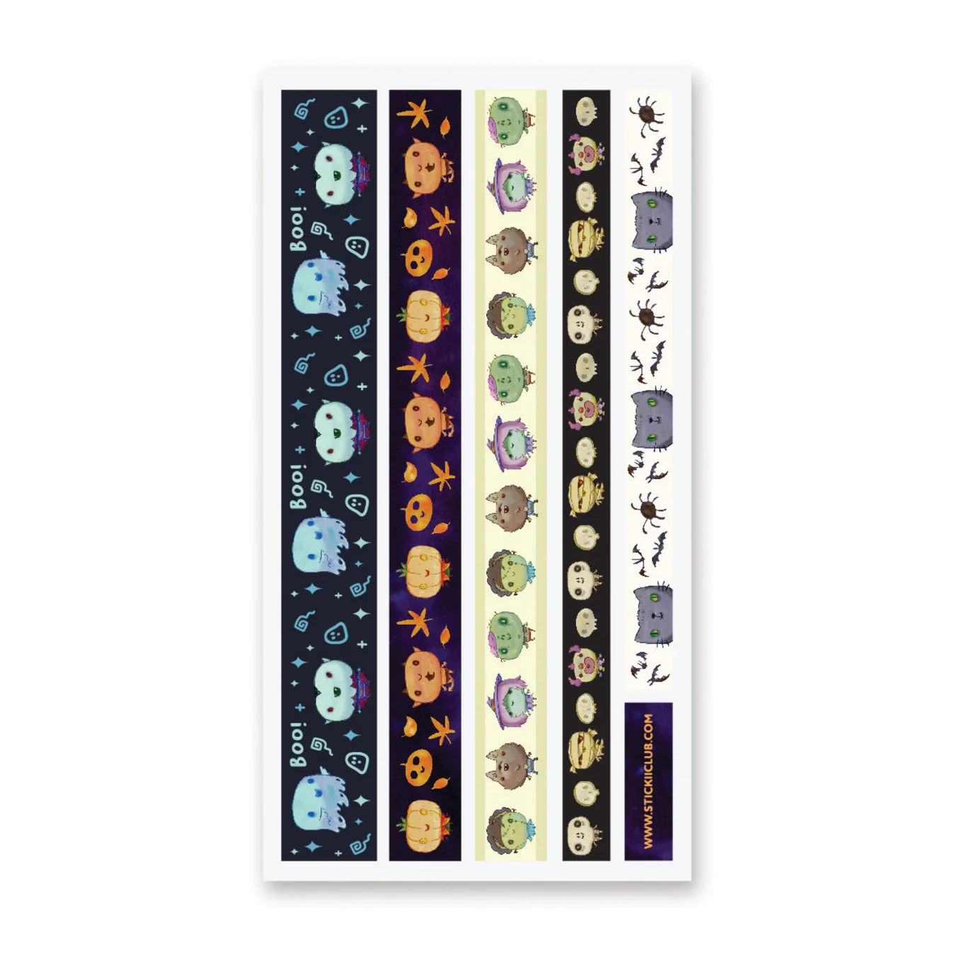 STICKII Sticker Sheet - Monster Mash Sticker Strips