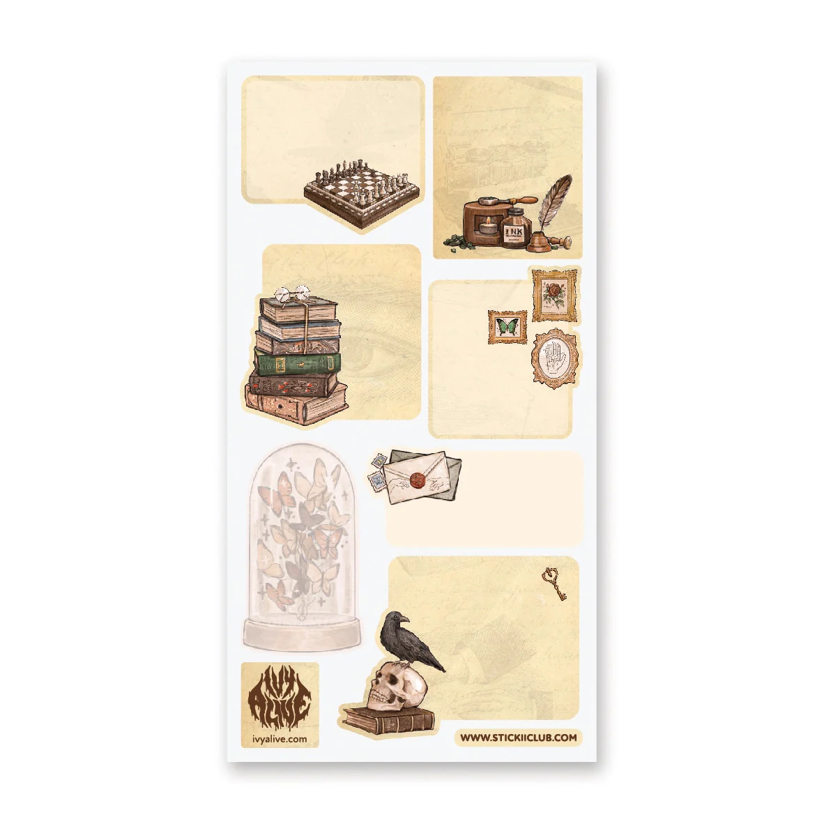 STICKII Sticker Sheet - Quoth the Raven