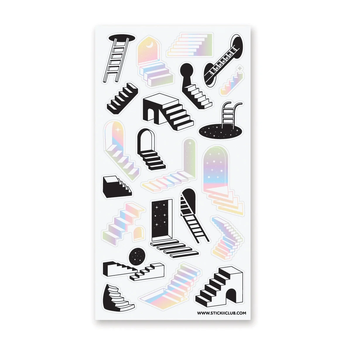 STICKII Sticker Sheet - Stairways to Everywhere