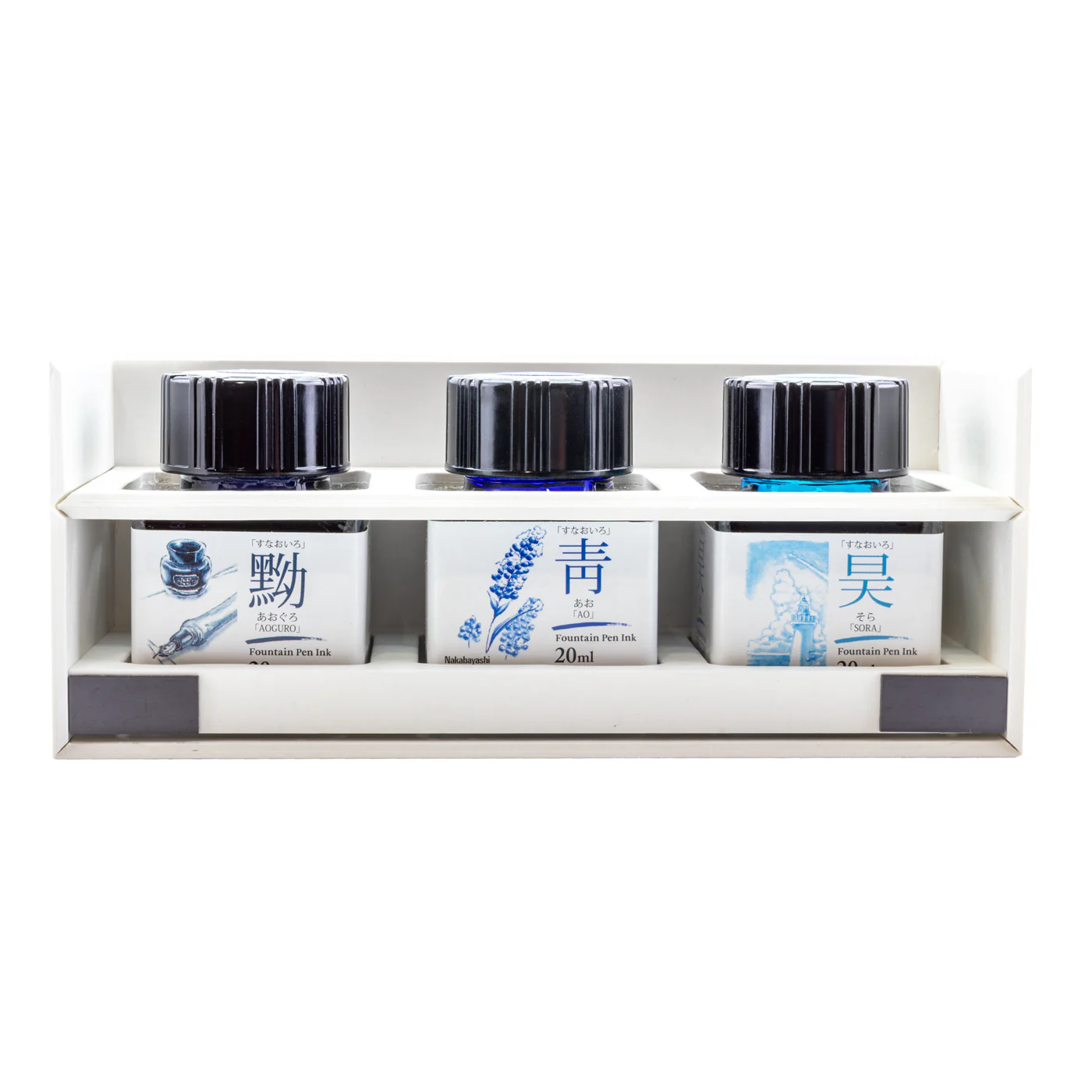 Taccia Sunao-Iro - Basic Blue Ink Set
