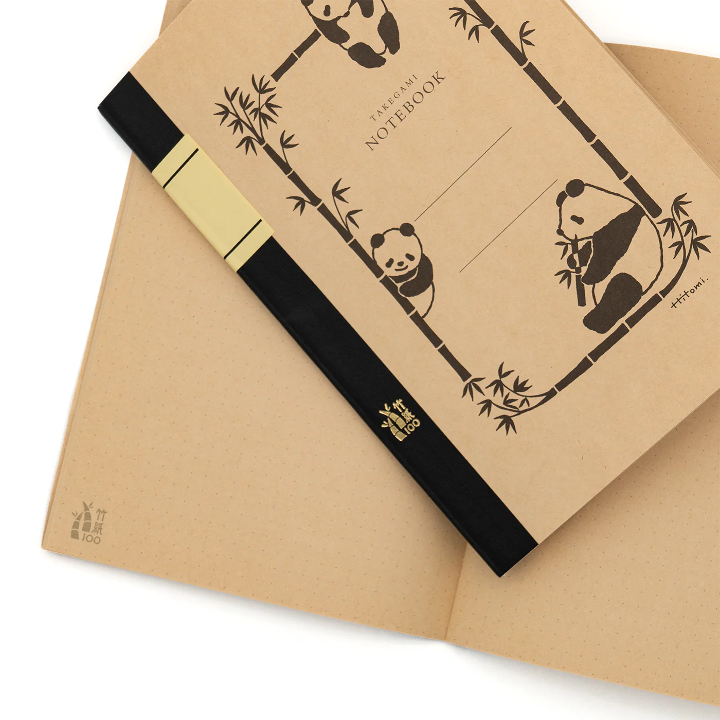 Takegami - Bamboo Paper Notebook - Panda A5 - Image 2