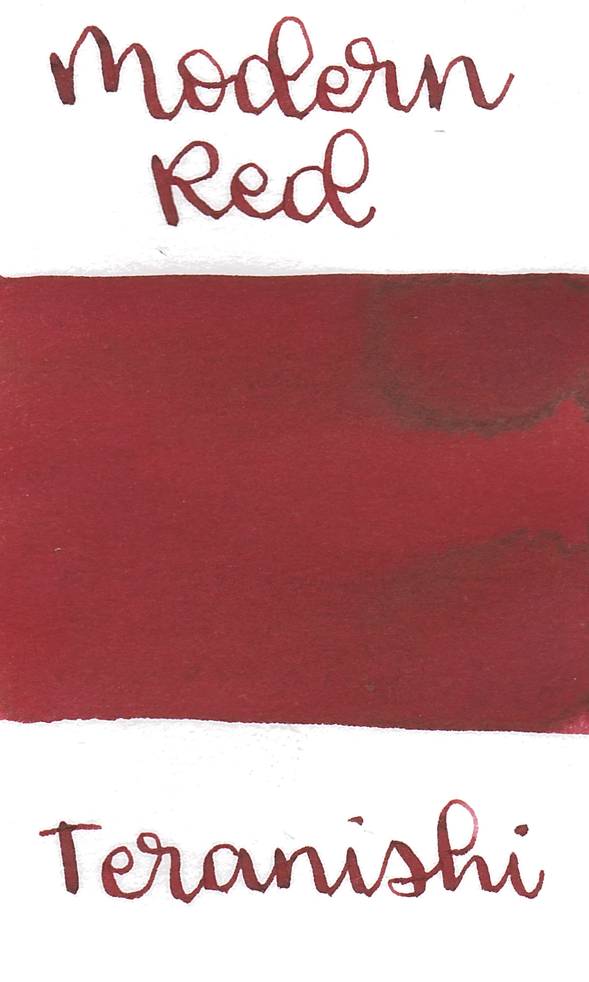 Teranishi Guitar Ink - Modern Red