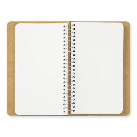 TRAVELER'S COMPANY A6 Slim Spiral Ring Notebook - Blank MD Paper - Image 2