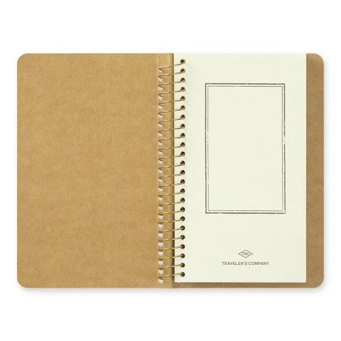 TRAVELER'S COMPANY A6 Slim Spiral Ring Notebook - Paper Pocket - Image 2