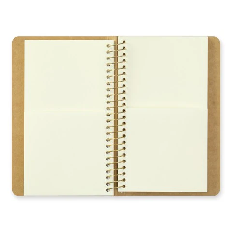 TRAVELER'S COMPANY A6 Slim Spiral Ring Notebook - Paper Pocket - Image 5
