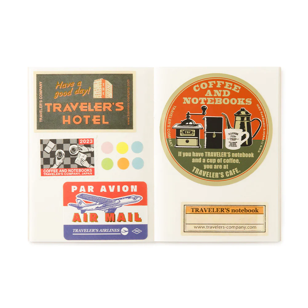 TRAVELER'S COMPANY Passport Sized Refill 017- Sticker Release Paper - Image 3