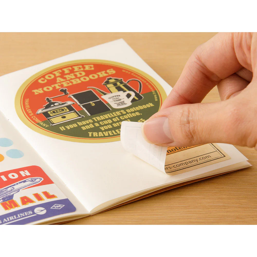TRAVELER'S COMPANY Passport Sized Refill 017- Sticker Release Paper - Image 4