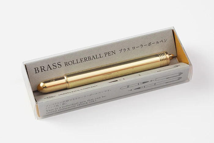 TRAVELER'S COMPANY Solid Brass Rollerball Pen - Image 2