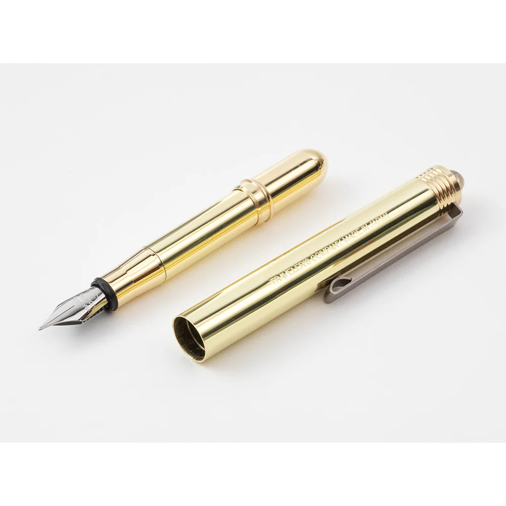 TRAVELER'S COMPANY Solid Brass Fountain Pen - Image 4