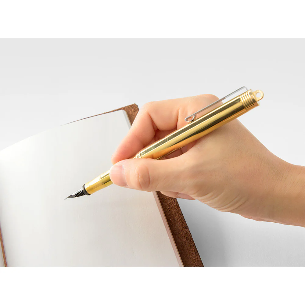 TRAVELER'S COMPANY Solid Brass Fountain Pen - Image 6