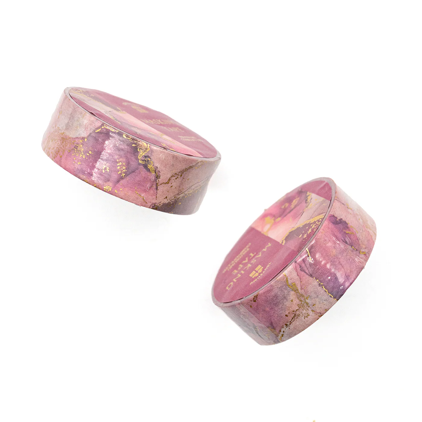 Tsutsumu Masking Tape - 15mm - Pink Marble - Image 2