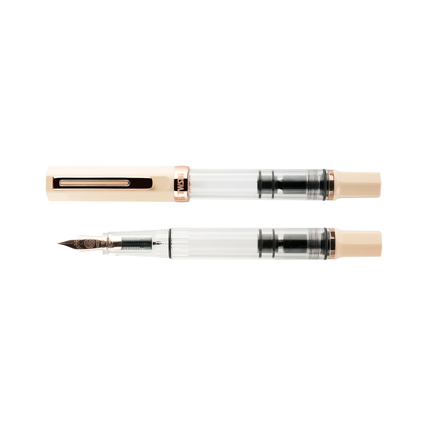 TWSBI ECO - Crème w/ Rose Gold Fountain - Image 4