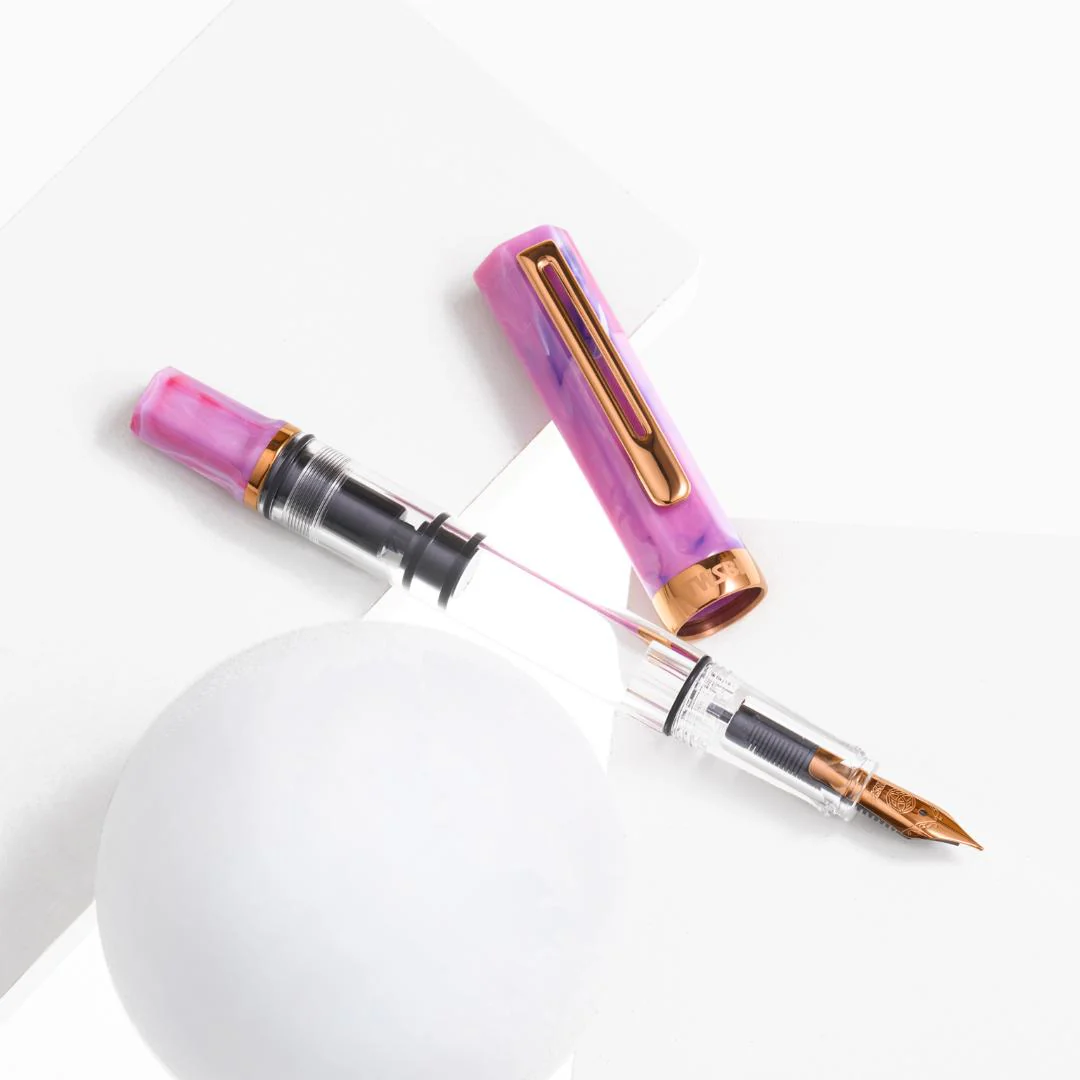 TWSBI ECO -  Fluorite Purple w/Bronze Fountain