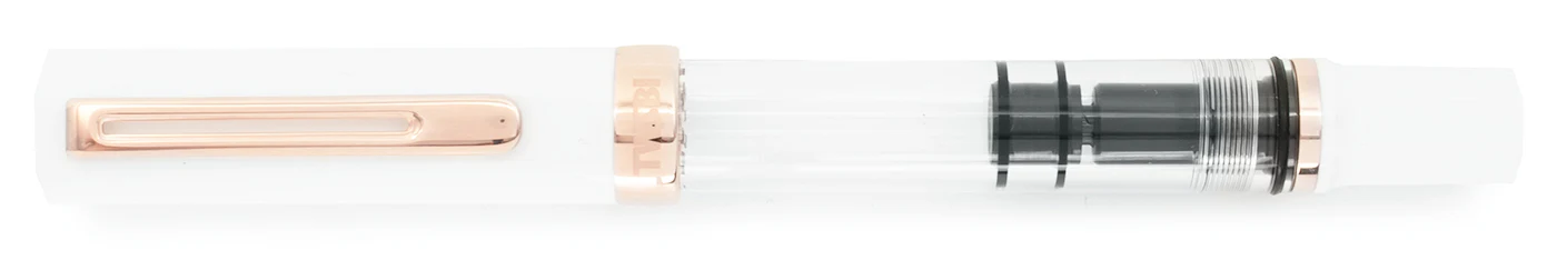 TWSBI ECO - White w/ RoseGold Fountain - Image 3