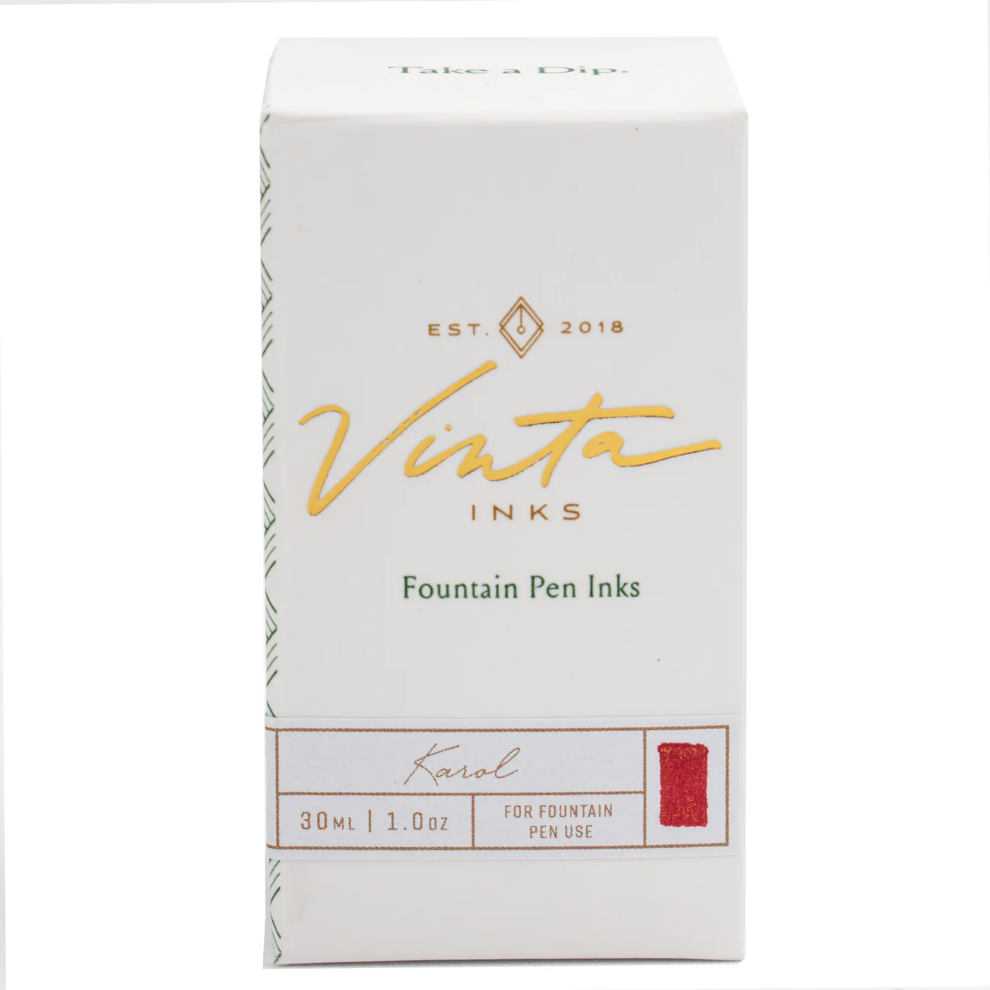 Vinta Inks - Carol Red Shimmer - Karol 1990 - Image 3