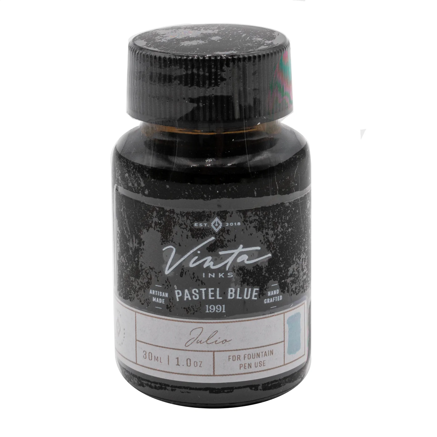 Vinta Inks - Pastel Blue Shimmer - Julio 1991 - Image 2