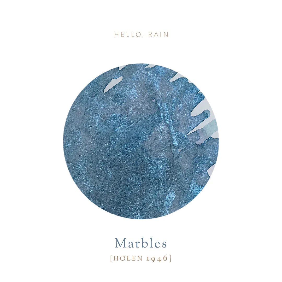 Vinta Inks - Hello, Rain Collection - Marbles - Holen 1946 - Image 2