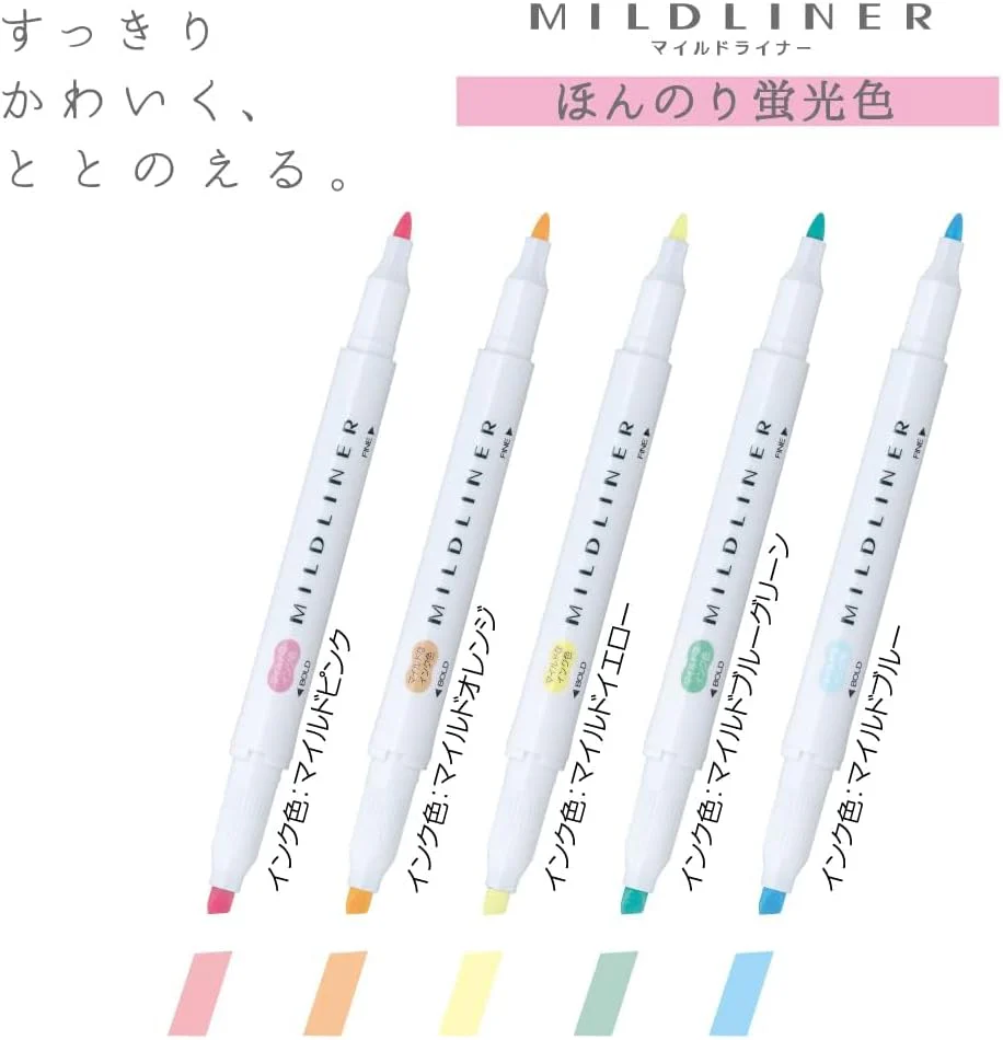 Zebra Highlighter Fluorescent Colors - Image 3